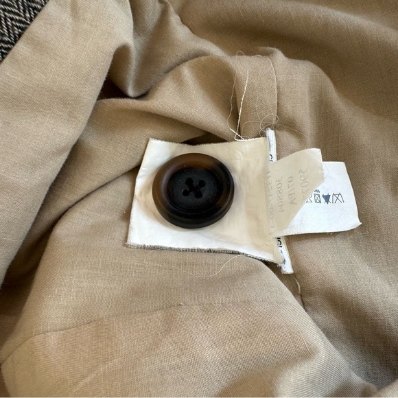 Vintage GAP WoolBlend blazer Brown herringbone preppy Small- Teacher Outfit - Picture 6 of 12